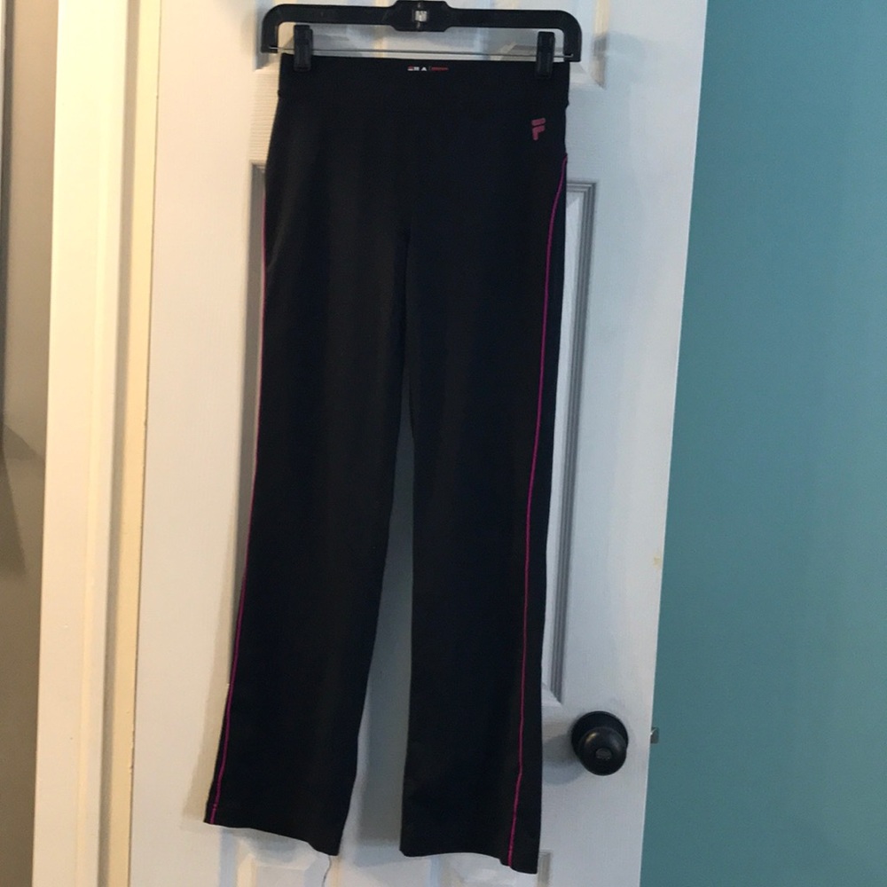 FILA Sport Large (14) Black Yoga Pants